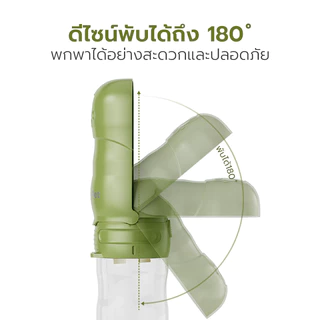 ขวดน้ำสัตว์เลี้ยง ขวดน้ำสุนัข ขวดน้ำแมว Pet Water Bottle พกพาสะดวก มีถ้วยดื่มในตัว ใช้ได้ทั้งสุนัขและแมว