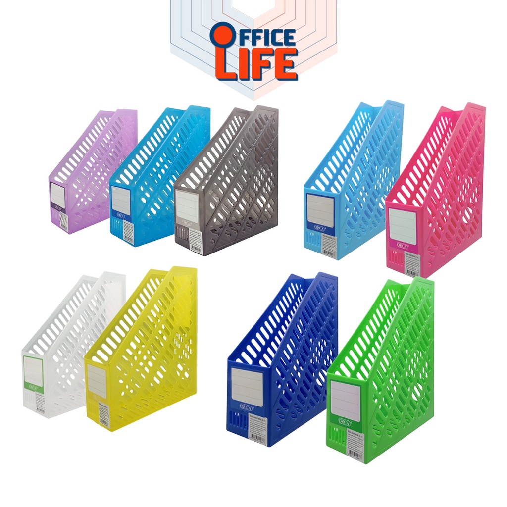 Orca (ออร์ก้า) Magazine Holder รุ่น BF-93 ที่ใส่แม็กกาซีน ที่ใส่เอกสาร มีทั้งแบบสี ใส / ทึบ ( 1 ชิ้น )