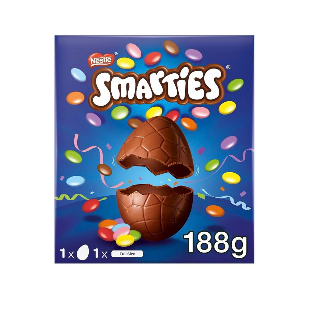 Nestle Smarties Egg Hunt Pack 140g./Smarties Mini Eggs 80g./Smarties Large Egg 188g