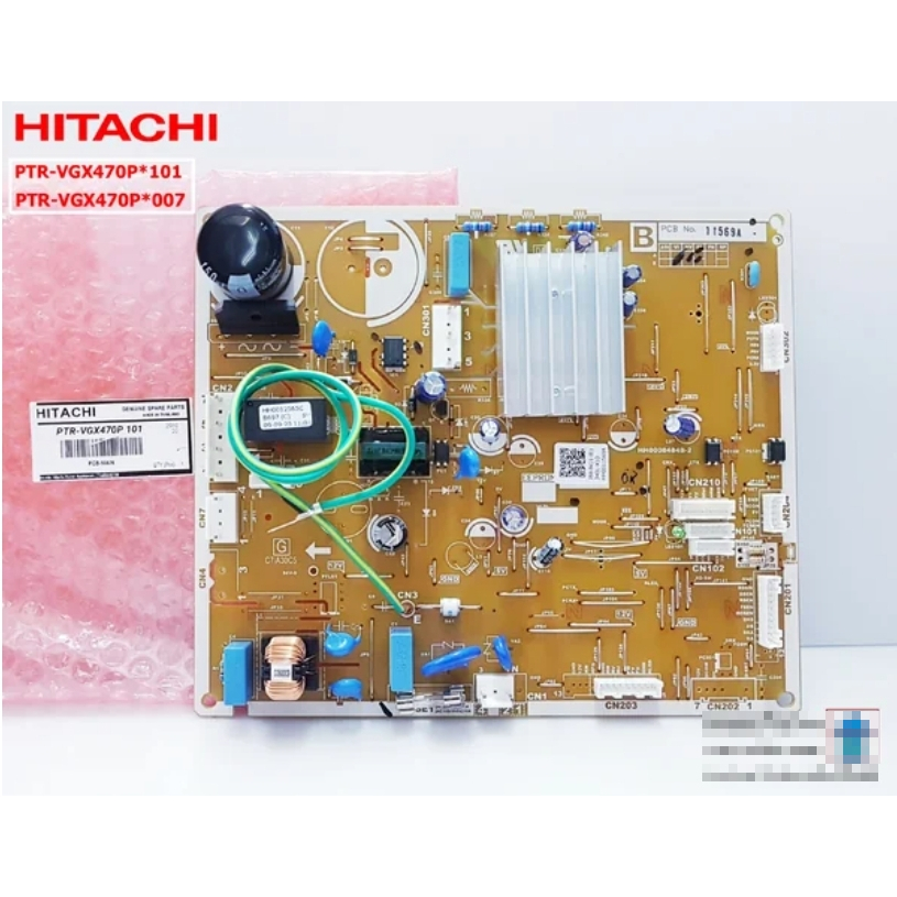 อะไหล่เเท้ศูนย์/แผงควบคุมหลัก(PCB-MAIN)/ฮิตาชิ/บอร์ดตู้เย็นPTR-VGX470P 007:PTR-VGX470P 101ใช้กับรุ่นR-VX400PF R-VGX400PF