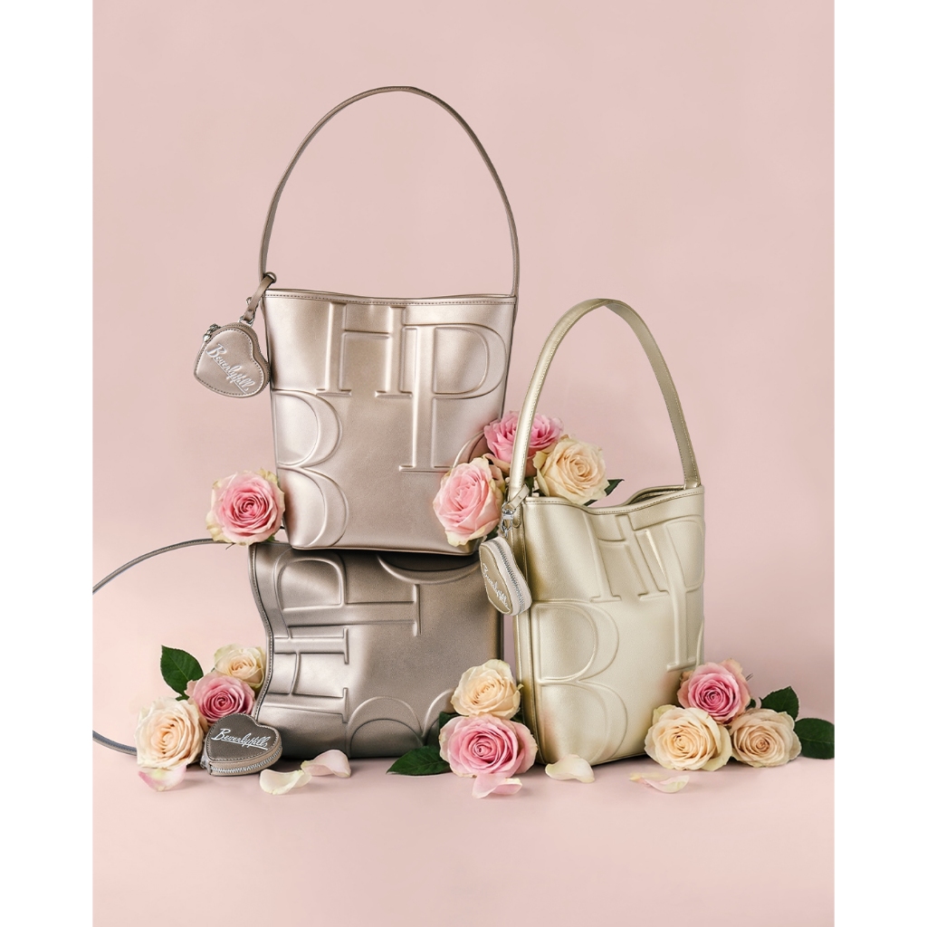 BEVERLY HILLS POLO CLUB กระเป๋าสะพายข้างผู้หญิงทรงถัง (Bucket Bag) รุ่น BAGB065