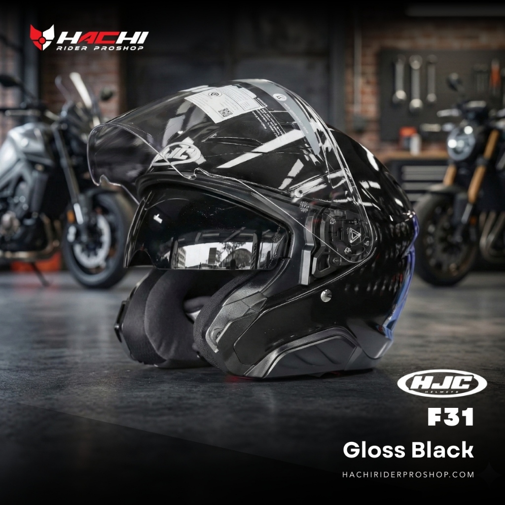HJC F31 - Gloss Black