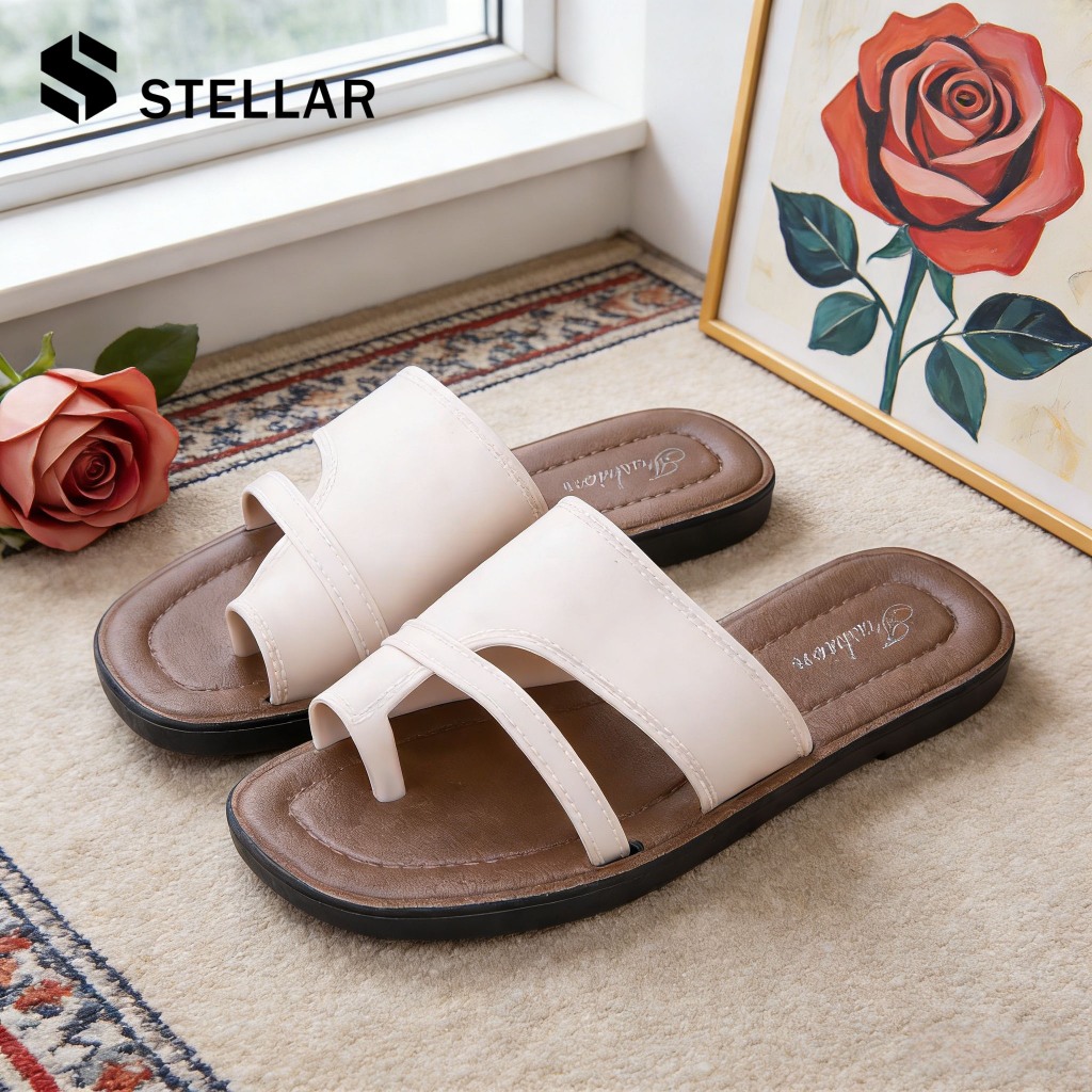 พร้อมส่ง🚚STELLAR รองเท้าแตะผู้หญิง slipper แฟชั่น สายรัด กันลื่น ใส่สบาย นำเข้าราคาถูก