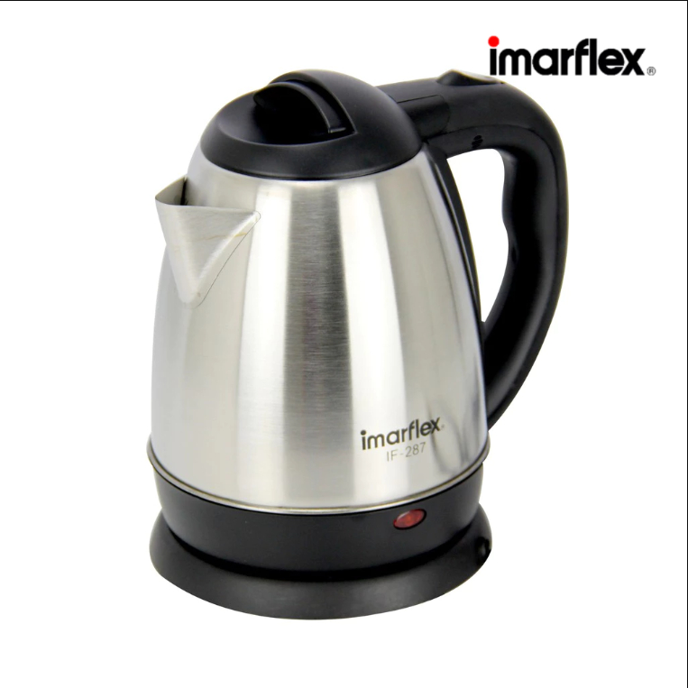 IMARFLEX กาต้มน้ำสแตนเลส รุ่น IF-287 ความจุ 1.2 ลิตร กาต้มน้ำร้อน กาไฟฟ้า กาสแตนเลส กาต้มน้ำไฟฟ้า