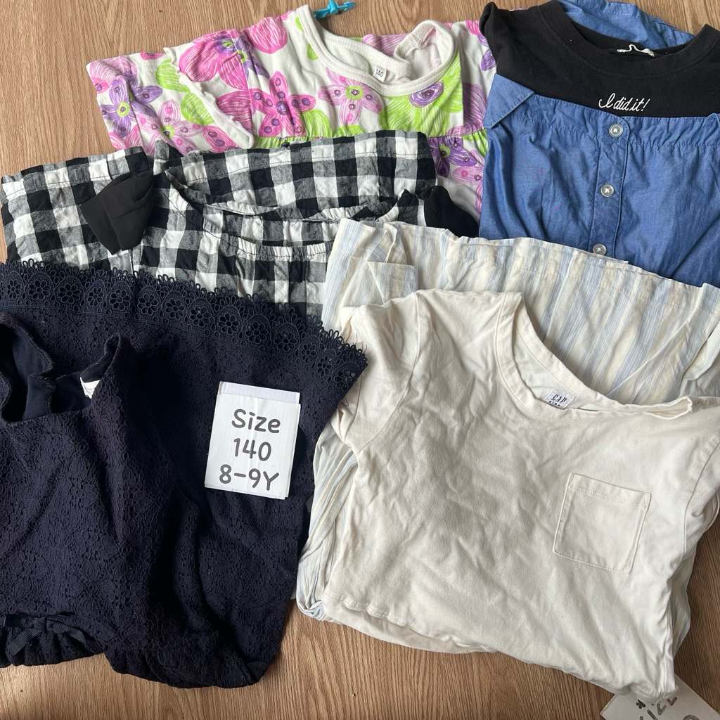 มือสอง :  Uniqlo/ H&M / Gap เดรส เด็กผู้หญิง  Size 140-160 cm