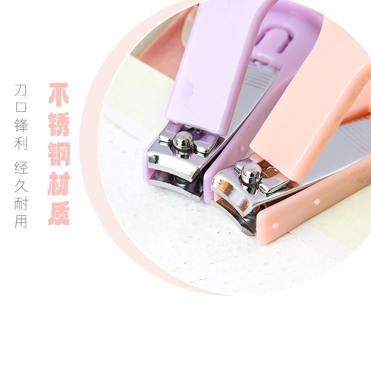 MR shopee กรรไกรตัดเล็บ กรรไกรตัดเล็บพกพา ผลิตภัณฑ์ดูแลเล็บ ชุดทำเล็บมือ ชุดบำรุงเล็บเท้า - รูปที่ 3