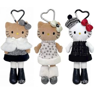 (ของแท้ 100%)พวงกุญแจตุ๊กตาแมว Hello Kitty ขายาวสไตล์ญี่ปุ่น…