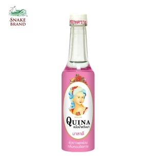 (แพ็ค 12 ขวด) Quina แป้งน้ำตรางู ควินนา กลิ่นมาลาตี ขนาด 80 มล.ผิวกายหอม เย็นสบาย