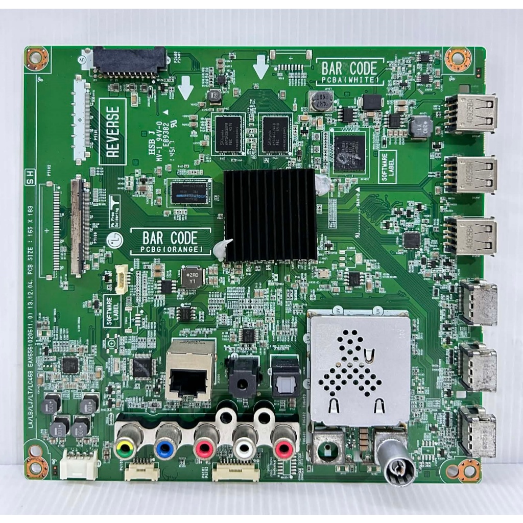 เมนบอร์ด ทีวี LG รุ่น 42LB582T , 50LB582T , 55LB582T พาร์ท EAX65610206 ของแท้ถอด มือ2 เทสไห้แล้ว