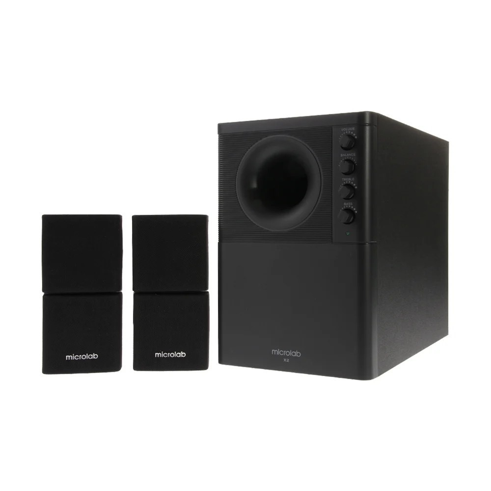 (2.1) ลำโพง MICROLAB (X2) BLACK