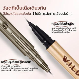 XIXI W.I.L.D Eyeliner ปลายเข็มเล็ก 0.001mm สำหรับมือใหม่ เขียนชัด ทนนาน 2 สีให้เลือก