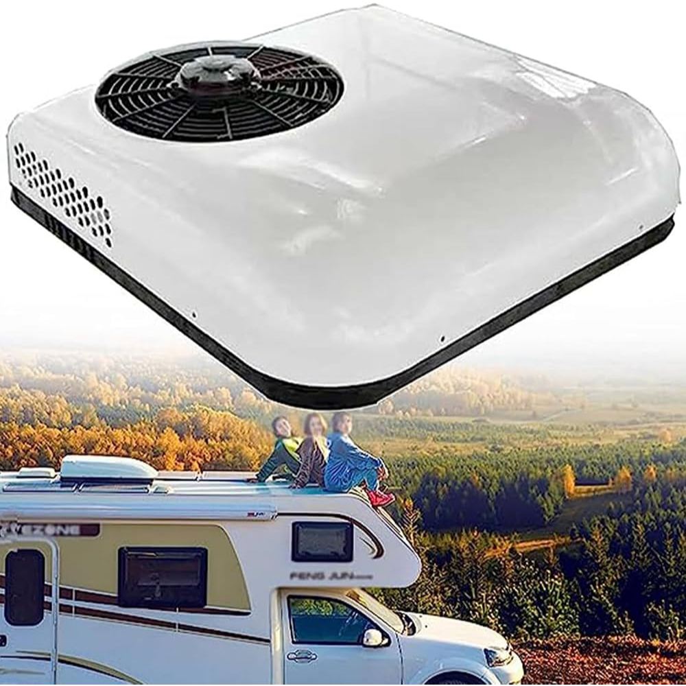 แอร์ติดหลังคารถ แอร์dc แอร์หลังคา แอร์รถยนต์ รถบ้าน 12/24V เสียบปลั๊กใช้ได้ทันที ประหยัดน้ำมัน การติ