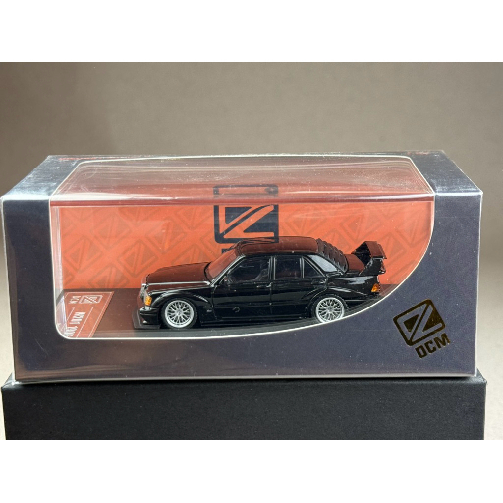 🔹Mercedes Benz W210 190E Black Scale 1:64 ยี่ห้อ DCM