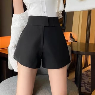 【M-3XL】กางเกงขาสั้นผู้หญิง ไฮวาย แฟชั่น ทรงสั้นๆ สวยหรู ใส่สบาย ทรงสวย