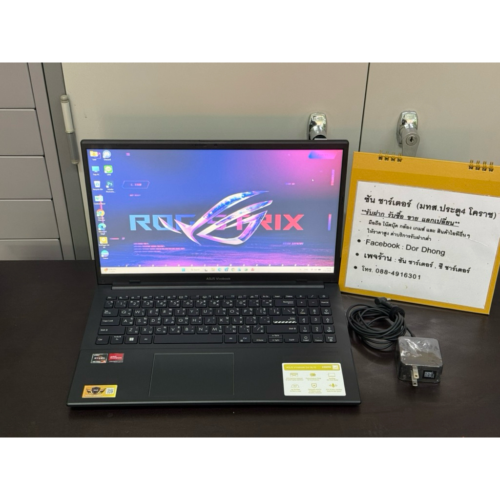 โน๊ตบุ๊ค Asus Vivobook Go 15 M1504FA-NJ516W / RYZEN5-7520U / Ram 8GB / SSD 512GB (มือสอง สภาพสวย)