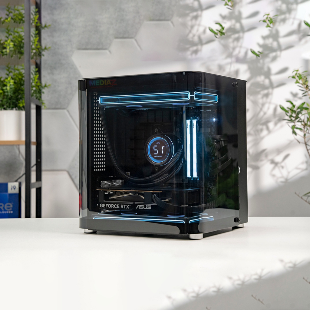 Used ส่งทันที เคสเล็ก mATX กระจกโค้ง2ด้าน ไร้รอยต่อ อลูมิเนียมอัลลอยด์ Jonsbo tk-1 2.0 Case Media Z