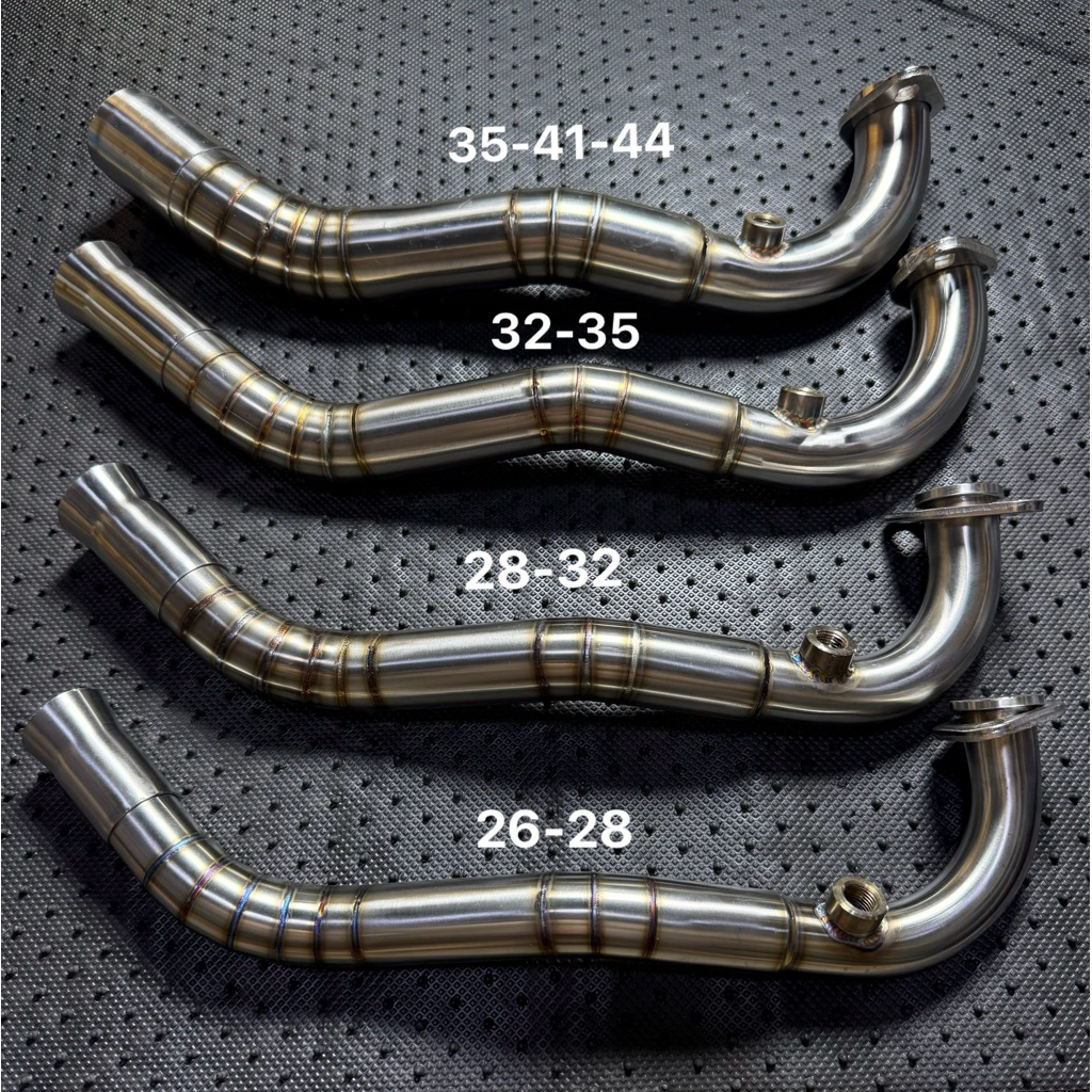 คอท่อPcx160 สวมท่อเดิม  (คอท่อ+สวม)