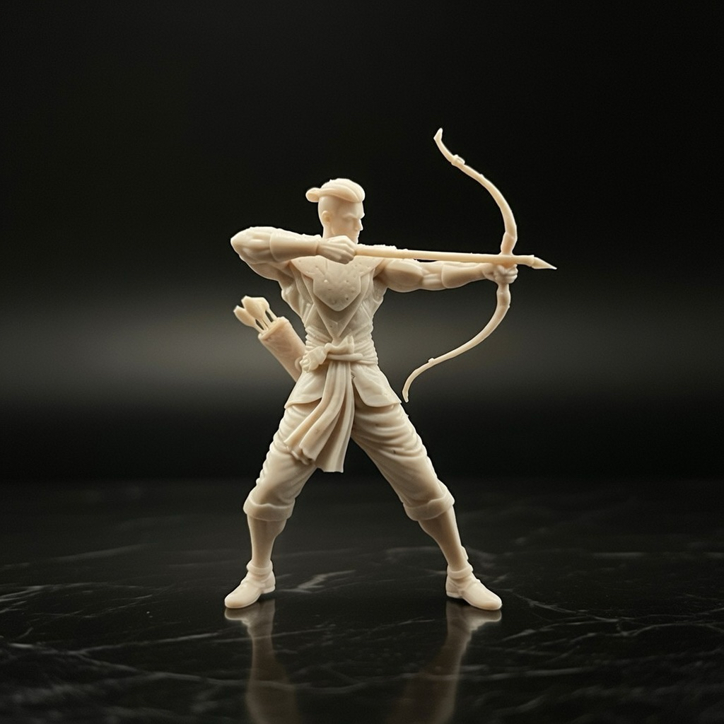 โมเดลนักรบไทย 1:35 สูง 5 ซม. | Resin 3D Printing ความละเอียดสูง | Thai warriors