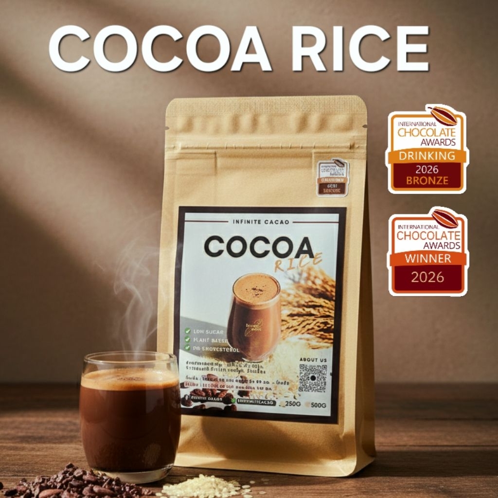 [NEW] COCOA RICE ผงโกโก้ผสมธัญพืช Infinite cacao