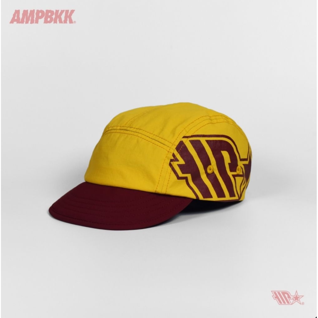 A.M.P. “LOGO-MUSTARD” NYLON CAP
