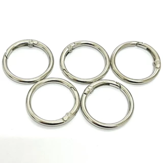 ห่วง พวงกุญแจ เกรดB เงิน ทอง คละสี ขนาด 30mm 32mm ห่วงสปริงล็อค 100pcs ของตกแต่ง อุปกรณ์งานฝีมือ