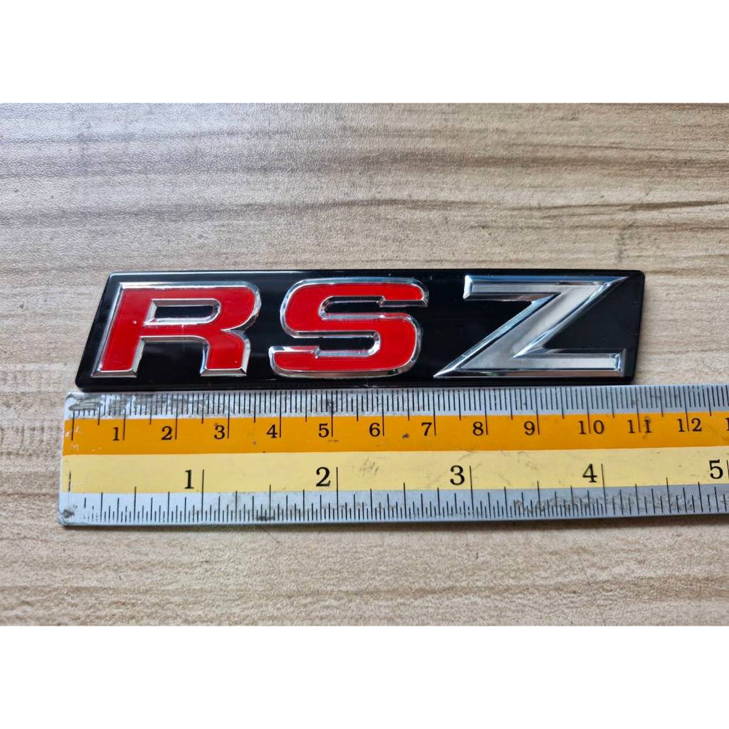 เพจโลโก้ * RSZ *  ฮอนด้า ขนาด 11.5 * 2.5 cm Honda Stream RN6 RN8 RSZ 2006 - 2014