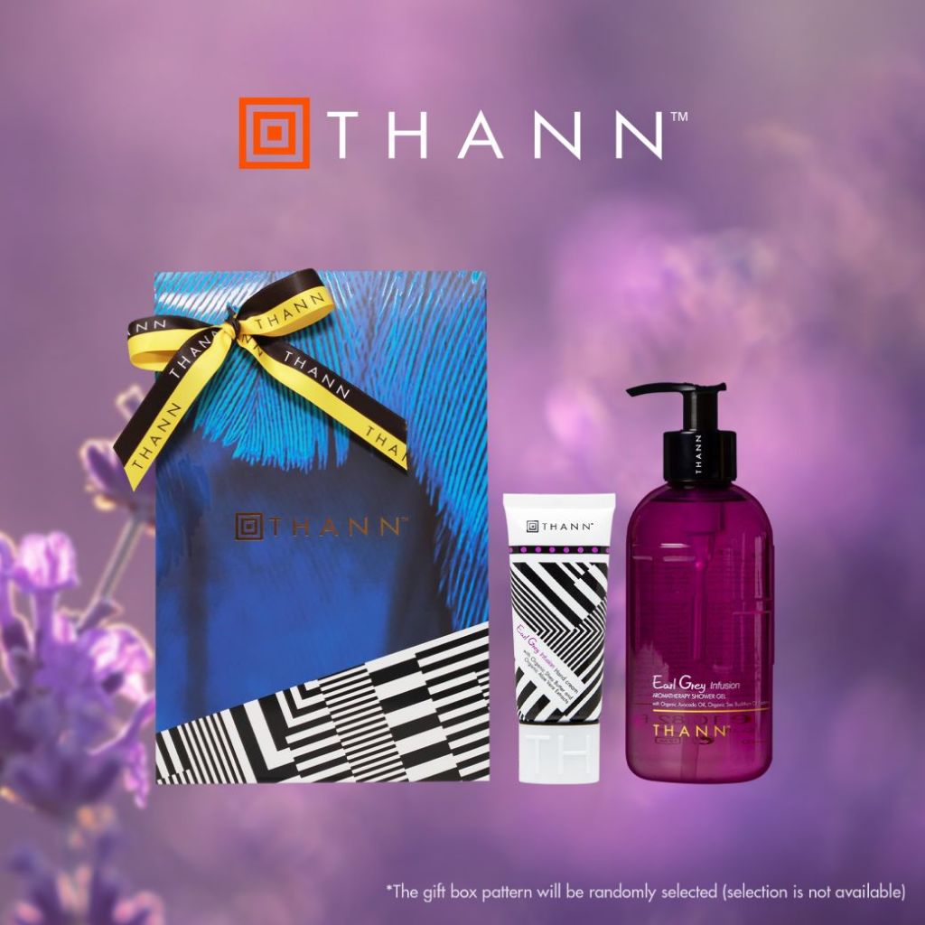 THANN Earl Grey Infusion Shower Gel and Hand Cream Set