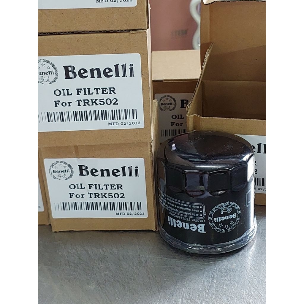 กรองน้ํามันเครื่อง Benelli สําหรับรุ่น 300,500,600cc.(ยกเว้นรุ่น400cc.)|Oil Filter for Benelli above 300cc