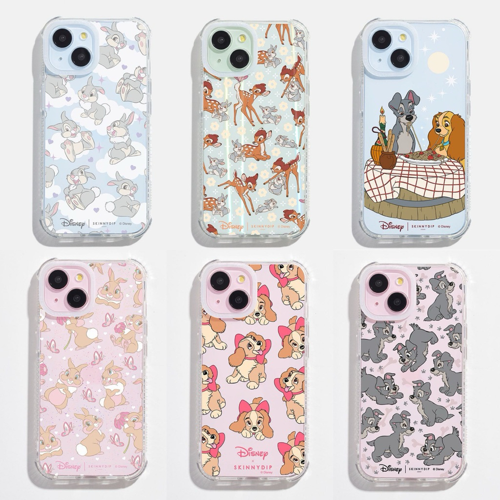 ✨ พรีออเดอร์ ✨ SKINNYDIP x Disney Thumper , Miss Bunny , Lady & the Tramp Case (ลิขสิทธิ์แท้ 100%) | เคสดิสนีย์ 🤍