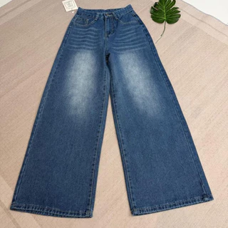 jeans กางเกงยีนส์ขากระบอกใหญ่ baggy jeans พร้อมส่งจากไทย เลือกความยาวได้(XS-5XL)
