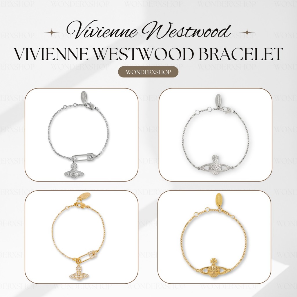 พร้อมส่ง💎Vivienne Westwood Bracelet⚡️ของแท้💯ผ่อน0%10เดือน