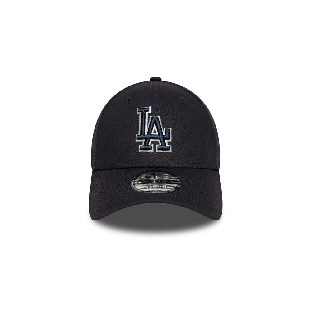 New Era قبعة 9Forty ‏Los Angeles Dodgers Team Outline — كحلي — صورة 2
