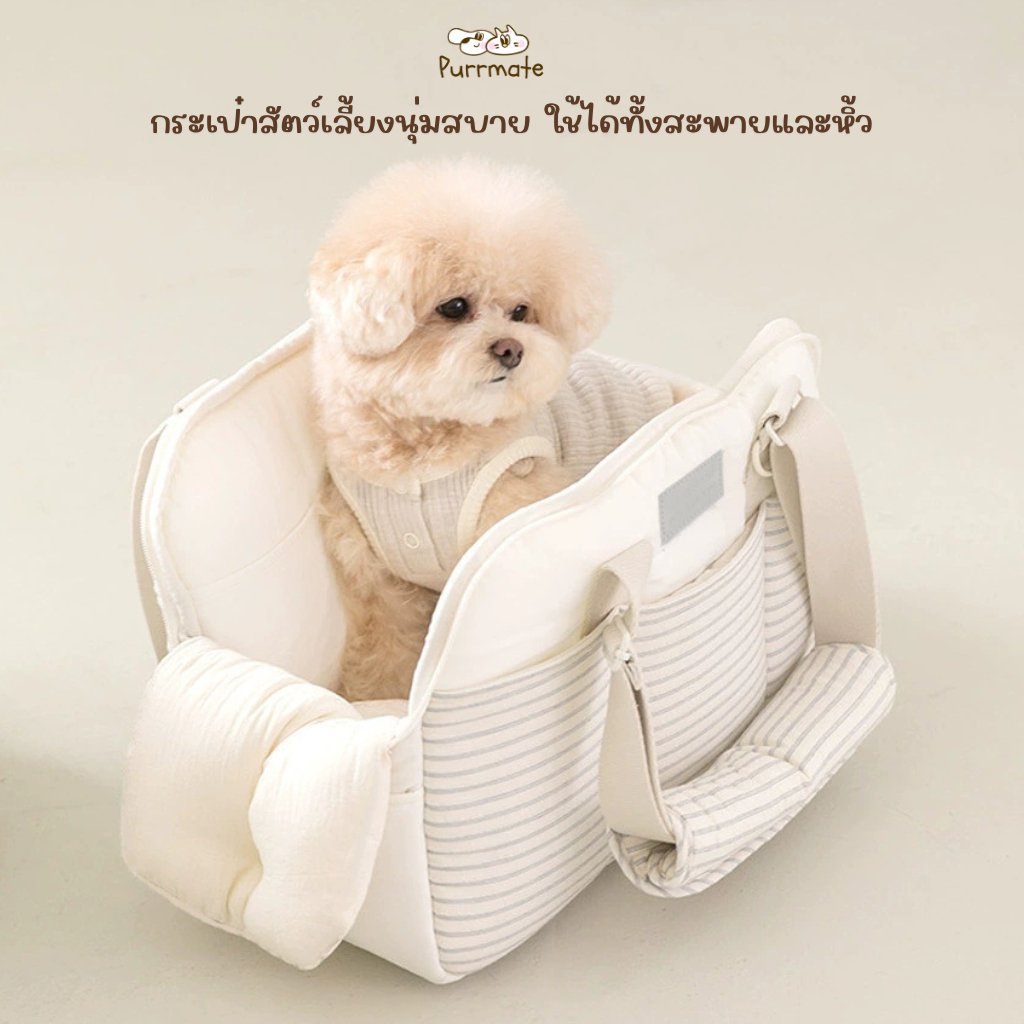 กระเป๋าสัตว์เลี้ยงนุ่มเบา พกพาสะดวก เลือกอย่างไรให้ปลอดภัยและสบายที่สุด