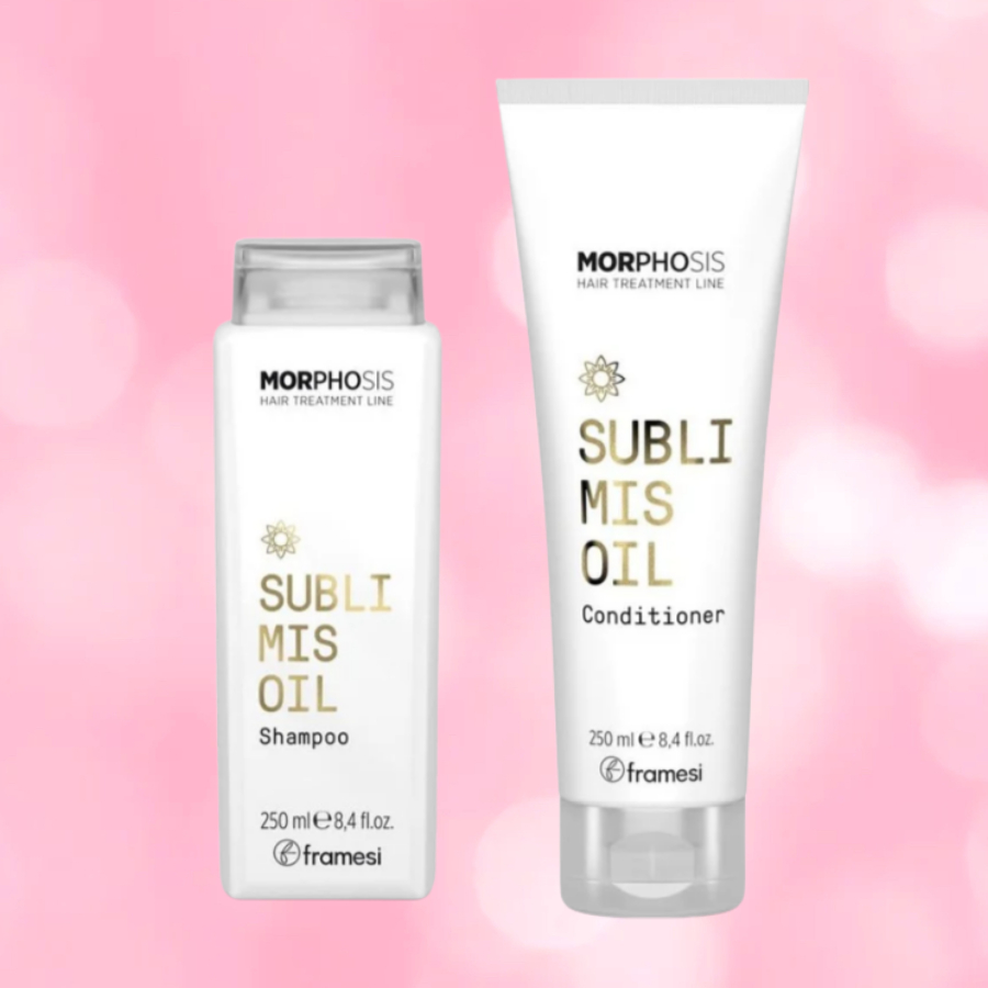Framesi Morphosis Sublimis Oil 250 แชมพู ครีมนวดสำหรับผมแห้ง ขาดน้ำหรือผ่านการยืด ดัดช่วยเติมความชุ่มชื้นให้ผมดูสุขภาพดี