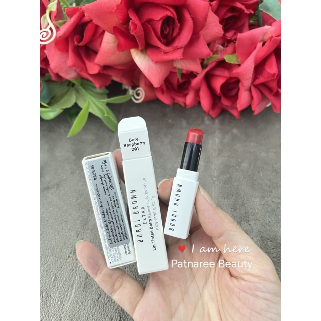 ลิปบาร์ม​มินิ ป้า​ยไทย​ Bobbi Brown Extra Lip Tint สี Bare raspberry