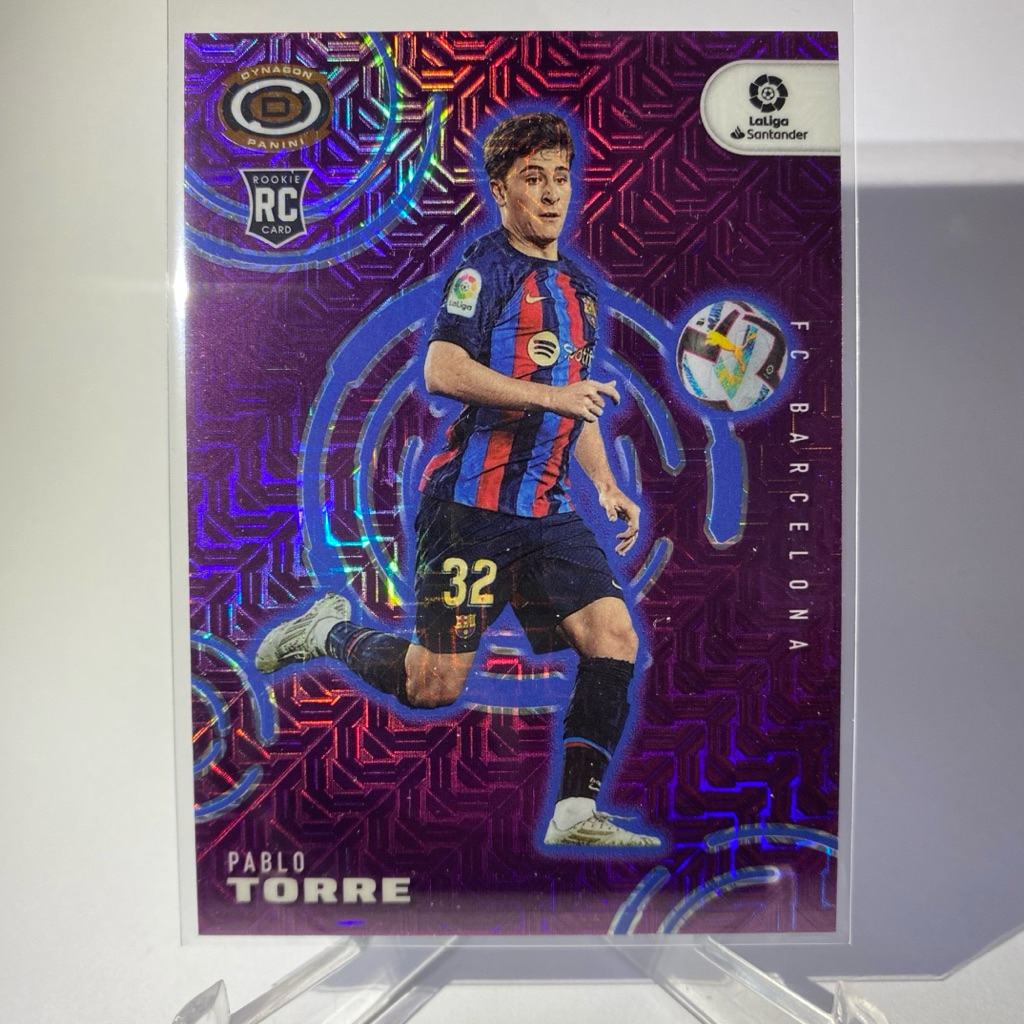 การ์ดนักฟุตบอล PABLO TORRE, RC, BARCELONA, PANINI DYNAGON 2023