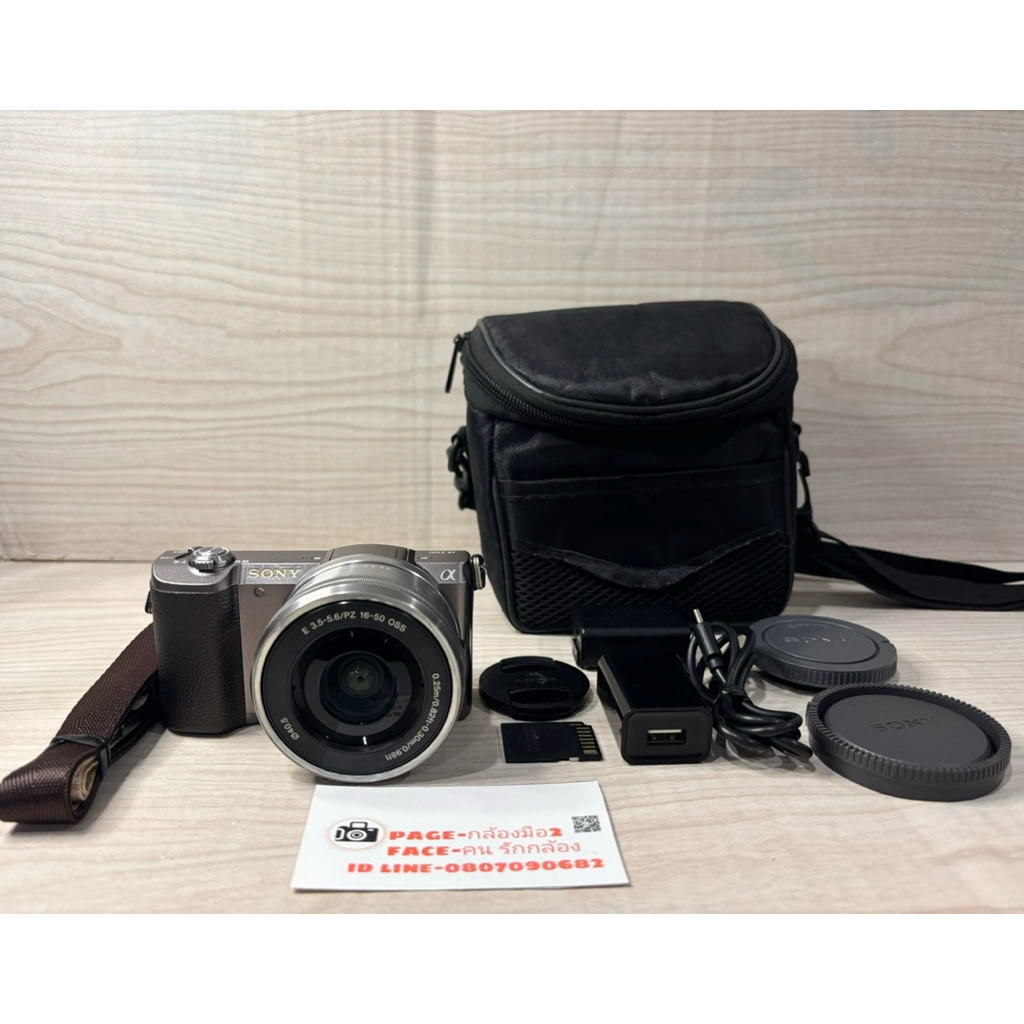 Sony a5100 พร้อมเลนส์ ใช้งานได้ปกติเต็มระบบ
