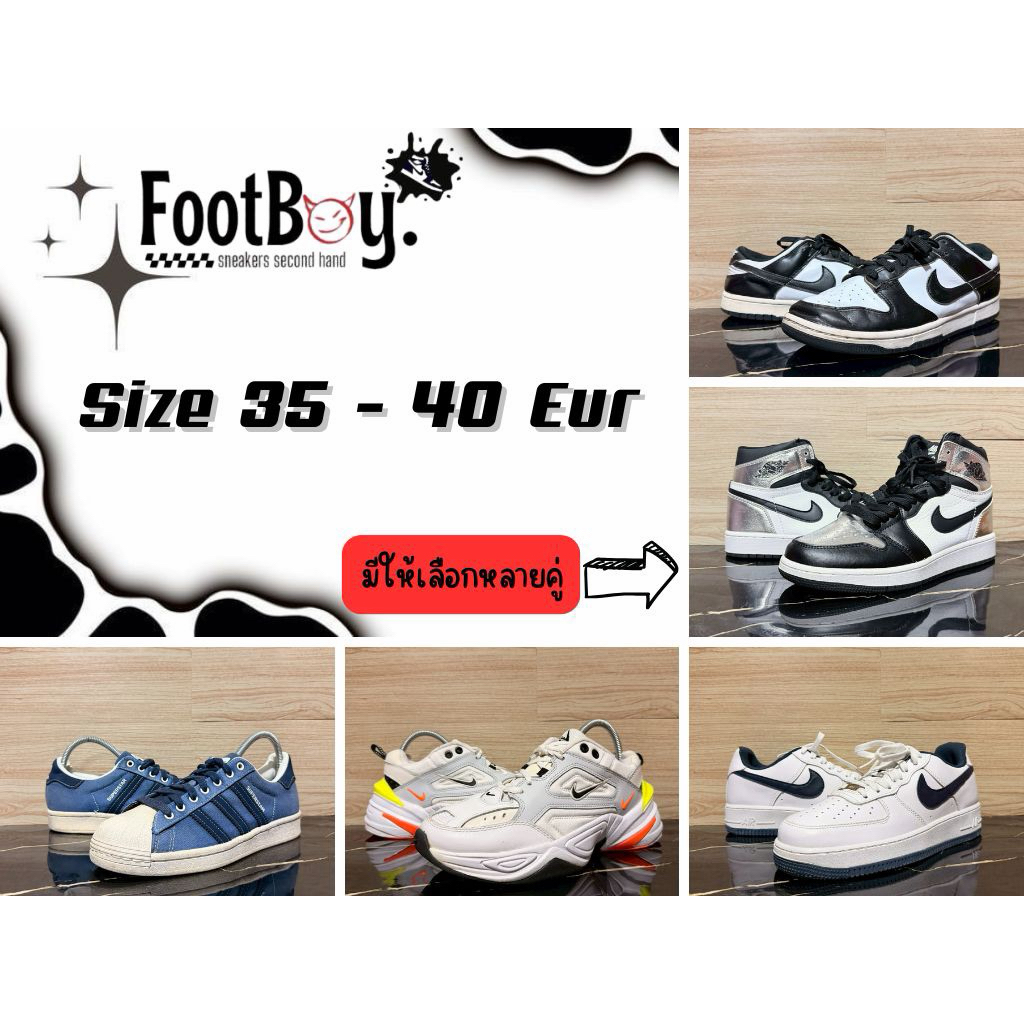 FootBoy รองเท้ามือสองของแท้ Size35-40Eur