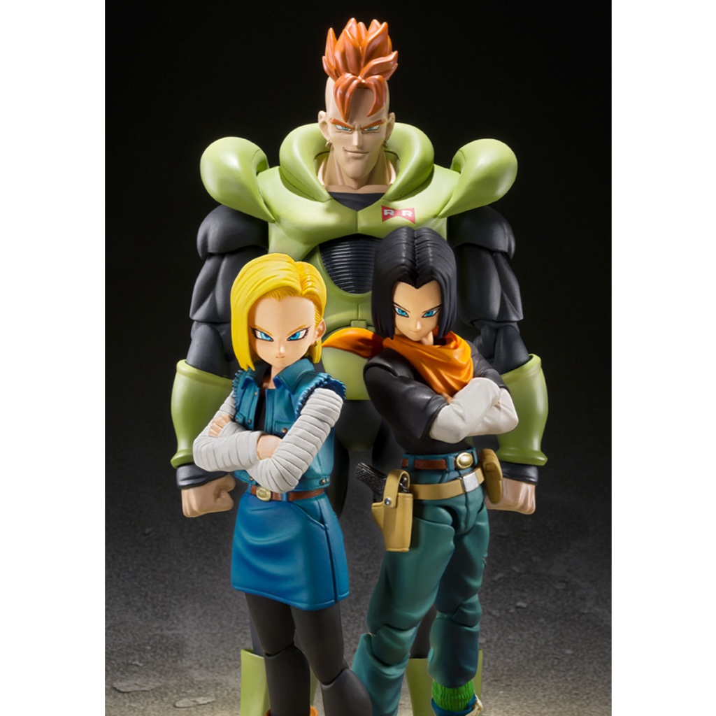 *Set of 3* Bandai S.H.Figuarts SHF Dragon Ball Android no.16 17 18 Event Exclusive Color Edition [พร