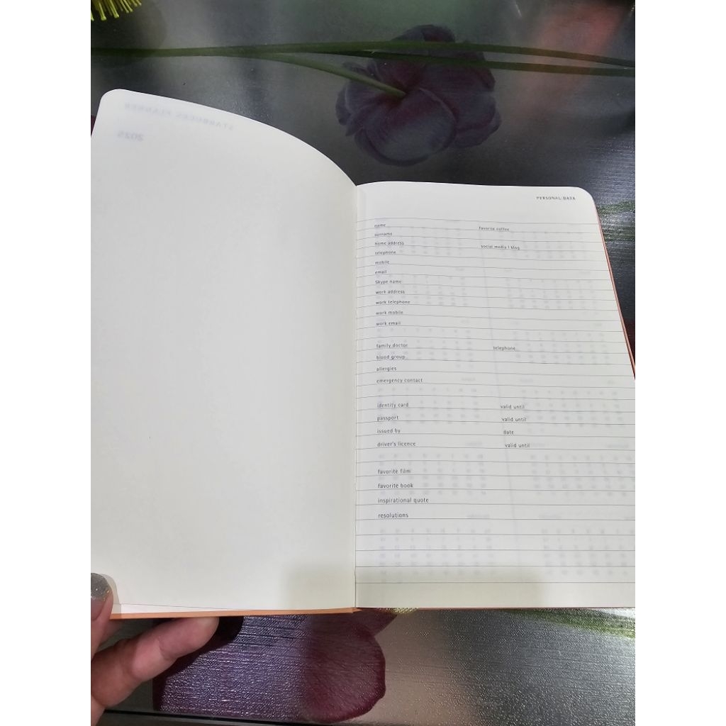 สมุดโน๊ต year plan 2025 starbucks