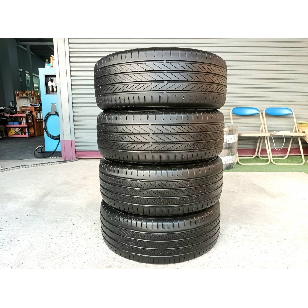 ยางมือสอง 215/50R17 Continental Premium Contact  ปี 2023 ประกันยางมีปัญหา 30 วัน มีบริการเก็บเงินปลา