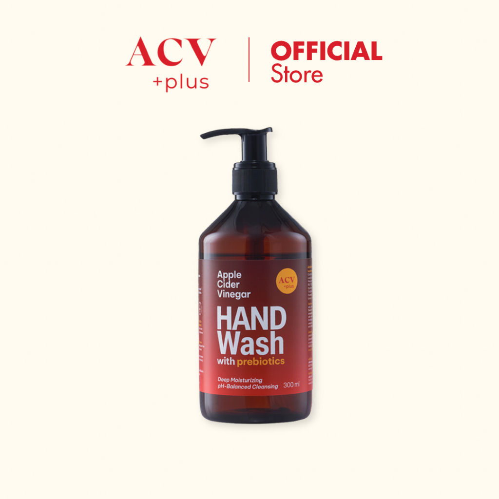 ACV Plus Hand Wash สบู่ล้างมือ Apple Cider Vinegar สูตรชุ่มชื้น pH-Balanced + Prebiotics (SET 2 ขวด)