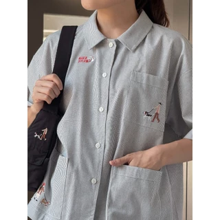 katji / พร้อมส่ง Triple Pocket Shirt size S M L