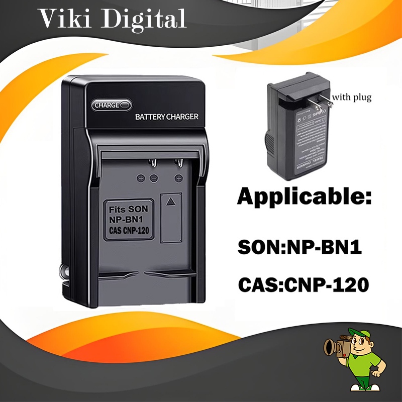 เหมาะสำหรับ Casio CNP-120 เครื่องชาร์จแบตเตอรี่ EX-ZS10 ZS12 S200 S300 ZS35 ZS30 ZS20 ZS15 Z790 TZ20