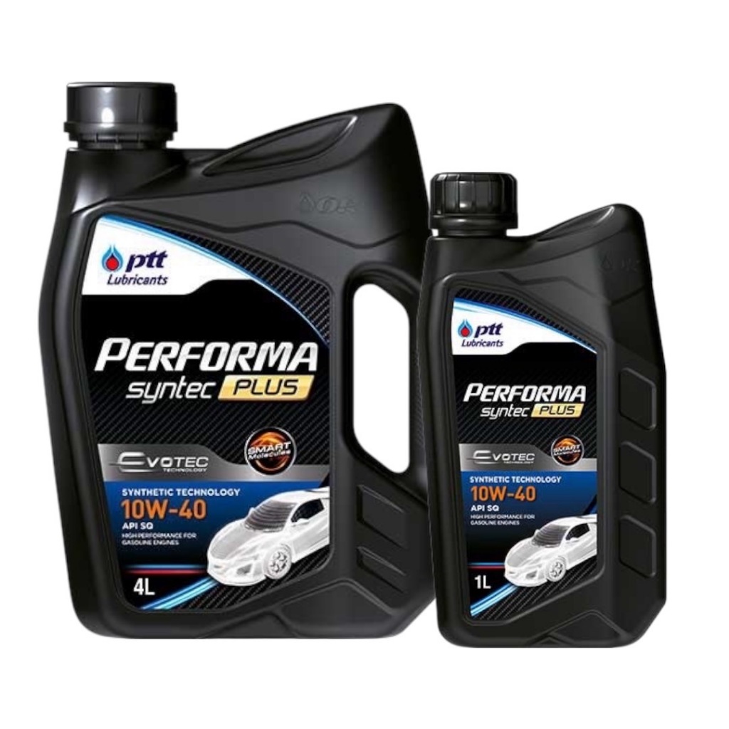 น้ำมันเครื่อง PERFORMA SYNTEC PLUS 10W-40  EVOTEC 4+1 ลิตร ปตท.