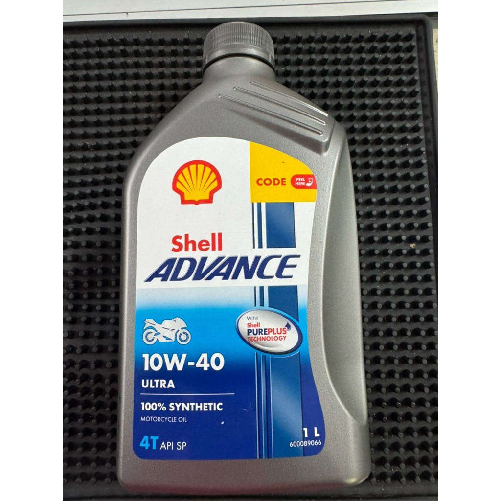 SHELL 10w-40 น้ำมันเครื่อง4T 1L