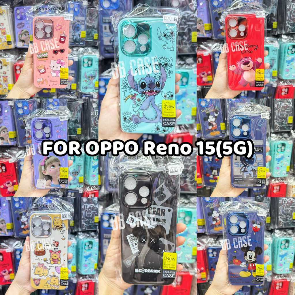 เคสกำมะหยี่ลายการ์ตูน รุ่น OPPO Reno 15(5G) !ตรงรุ่น! เคสลายการ์ตูน สินค้าพร้อมจัดส่ง