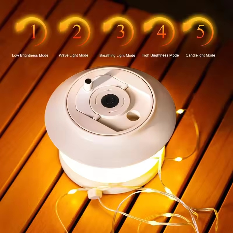 ไฟตั้งแคมป์ LED หน้าจอ ปรับระดับแสงได้ เทปไฟยาว 20 เมตร - รูปที่ 2