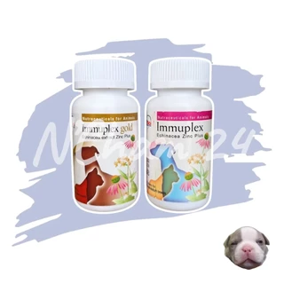 Immuplex B Gold cat dog 60 tabs(Exp.01/2028)อาหารเสริมภูมิต้านทาน สุนัขและแมว บรรจุ 60 เม็ด