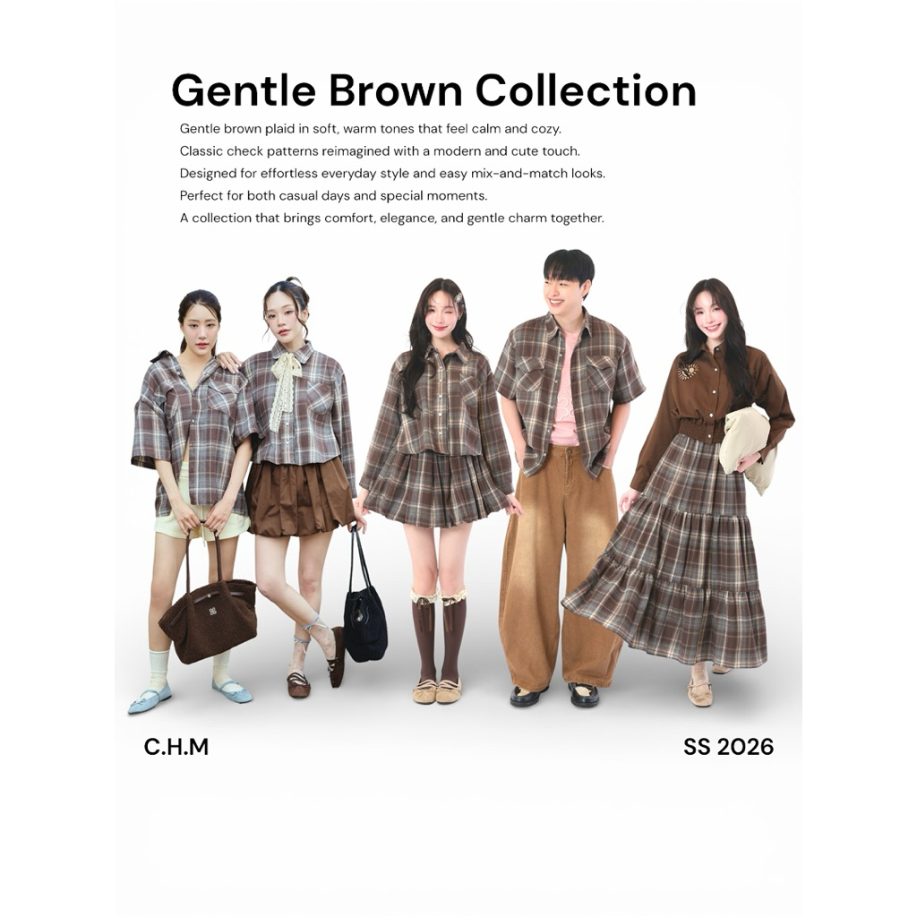 C.H.M Gentle Brown Collection(ลายสก็อต)